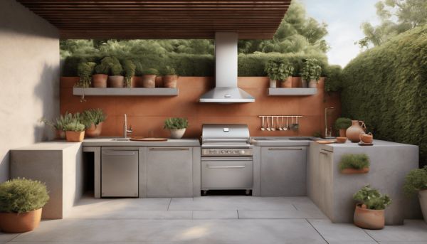 Comment aménager votre cuisine d’été en béton cellulaire