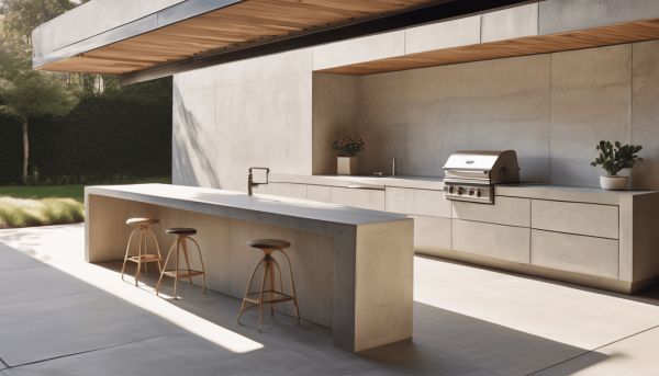 Créer une cuisine d’été design en béton cellulaire