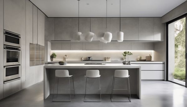 Créez une cuisine moderne en béton cellulaire