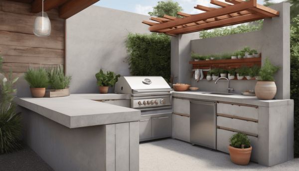 Cuisine d’été en béton cellulaire : idées et astuces pour la construction