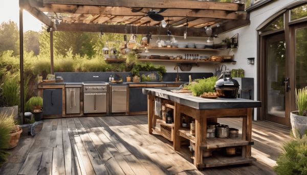 Transformez votre jardin avec une cuisine d’été DIY fonctionnelle