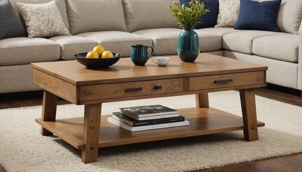 Top 5 designs de tables de salon en chêne pour allier style et utilité