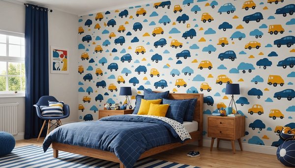 Papier peint chambre garcon : idées de motifs ludiques et tendance