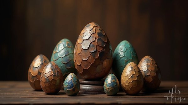 Œufs de dragons : décoration fantastique pour joueurs et collectionneurs