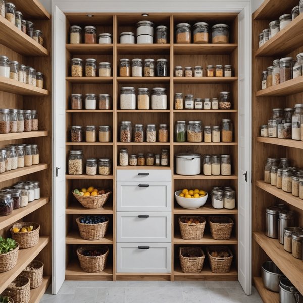 Comment optimiser l'aménagement d'un cellier dans une cuisine ?