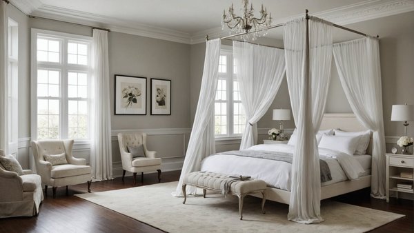 Le ciel de lit blanc : un choix élégant et intemporel pour tous